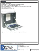 Preview for 2 page of Krown Public Phone TDD Brochure