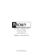 Предварительный просмотр 16 страницы Krown PVCO-C Instructions Manual