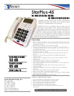 Krown StarPlus-45 Brochure предпросмотр