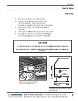 Предварительный просмотр 7 страницы Krowne GWR-24 Installation And Operation Instruction Manual