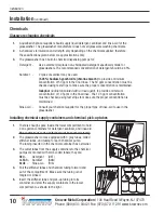 Предварительный просмотр 10 страницы Krowne GWR-24 Installation And Operation Instruction Manual