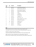 Предварительный просмотр 27 страницы Krowne GWR-24 Installation And Operation Instruction Manual