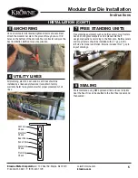 Preview for 5 page of Krowne Modular Bar Die Installation Manual