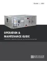 KRUEGER KAH Operation & Maintenance Manual предпросмотр