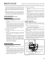 Предварительный просмотр 9 страницы KRUEGER LMHS Installation, Operation & Maintenance Manual