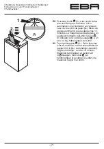 Предварительный просмотр 21 страницы KRUG+PRIESTER EBA Series Operating Instructions Manual