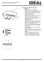 Предварительный просмотр 21 страницы KRUG+PRIESTER IDEAL 3005 Operating Instructions Manual