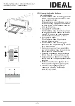 Предварительный просмотр 25 страницы KRUG+PRIESTER IDEAL 3005 Operating Instructions Manual