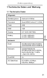 Предварительный просмотр 31 страницы Krüger & Matz DRIVE 2 v2 Owner'S Manual