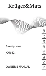 Preview for 1 page of Krüger & Matz Drive 2 Owner'S Manual