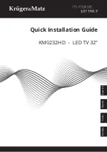 Krüger & Matz KM0232HD Quick Installation Manual preview