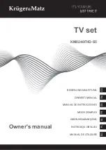 Krüger & Matz KM0240FHD-S5 Owner'S Manual preview