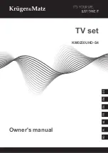 Krüger & Matz KM0250UHD-S4 Owner'S Manual preview