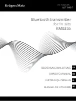 Krüger & Matz KM0355 Owner'S Manual preview