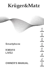 Krüger & Matz KM0410 Owner'S Manual preview