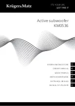 Предварительный просмотр 1 страницы Krüger & Matz kM0536 Owner'S Manual