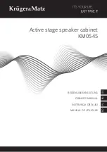 Preview for 1 page of Krüger & Matz KM0545 Owner'S Manual