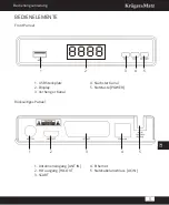 Предварительный просмотр 5 страницы Krüger & Matz KM0550 Owner'S Manual