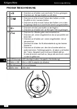 Предварительный просмотр 8 страницы Krüger & Matz KM0651 Owner'S Manual