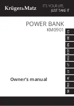 Предварительный просмотр 1 страницы Krüger & Matz KM0901 Owner'S Manual