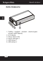 Предварительный просмотр 4 страницы Krüger & Matz KM0901 Owner'S Manual