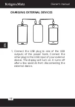 Предварительный просмотр 18 страницы Krüger & Matz KM0901 Owner'S Manual