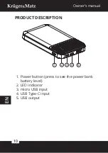 Предварительный просмотр 10 страницы Krüger & Matz KM0902 Owner'S Manual