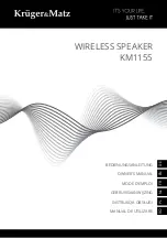 Предварительный просмотр 1 страницы Krüger & Matz KM1155 Owner'S Manual