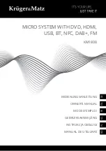 Krüger & Matz KM1808 Owner'S Manual preview