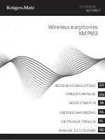 Krüger & Matz KMPM3 Owner'S Manual preview