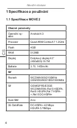 Preview for 4 page of Krüger & Matz MOVE 2 KM0411 Owner'S Manual