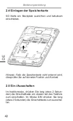 Preview for 42 page of Krüger & Matz MOVE 2 KM0411 Owner'S Manual