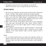 Preview for 24 page of Krüger & Matz Soul 2 KM0521S Owner'S Manual