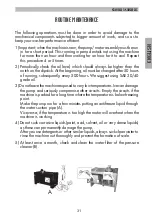 Preview for 31 page of Krüger Technology KGM15020C Use And Maintenance Manual