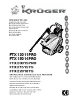 Предварительный просмотр 1 страницы Kruger FTX13011PRO Operating Instructions Manual