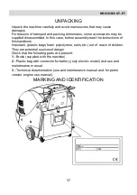 Preview for 37 page of Kruger KB650 ET Use And Maintenance Manual