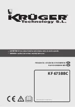 Preview for 1 page of Kruger KF 675BBC Manual