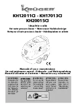 Preview for 1 page of Kruger KH12011CI Use And Maintenance Manual