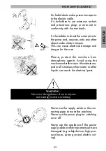 Preview for 23 page of Kruger KH12011CI Use And Maintenance Manual