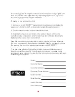 Preview for 19 page of Kruger KM300 User Manual