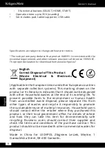 Preview for 8 page of Kruger&Matz GP-01 KM0351 Owner'S Manual