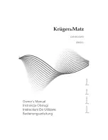 Preview for 1 page of Kruger&Matz KM0101 Owner'S Manual