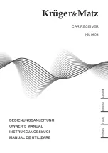 Preview for 1 page of Kruger&Matz KM0104 Owner'S Manual