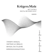 Kruger&Matz KM0200 Owner'S Manual preview