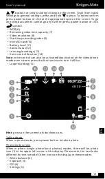 Preview for 13 page of Kruger&Matz KM0295 Owner'S Manual