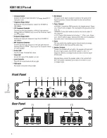 Preview for 6 page of Kruger&Matz KM1000 Owner'S Manual