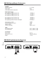 Preview for 18 page of Kruger&Matz KM1000 Owner'S Manual