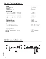 Preview for 38 page of Kruger&Matz KM1000 Owner'S Manual