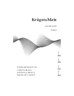 Preview for 1 page of Kruger&Matz KM2003 Owner'S Manual