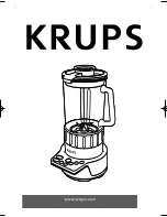 Предварительный просмотр 1 страницы Krups 7000 Prep Expert Series Instructions For Use Manual